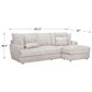 Moore Furniture Nash Reversible Sofa with Chaise in Tidal Sand, , large