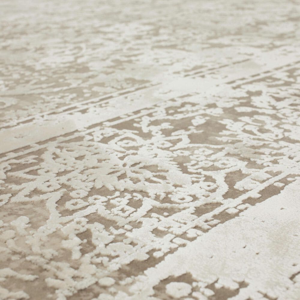 Karastan Tryst R1084 8' X 11' Vinci Cream 8' x 11' Area Rug, , large