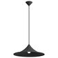 Golden Lighting Vistara 19.75" 1-Light Pendant in Sand Black, , large