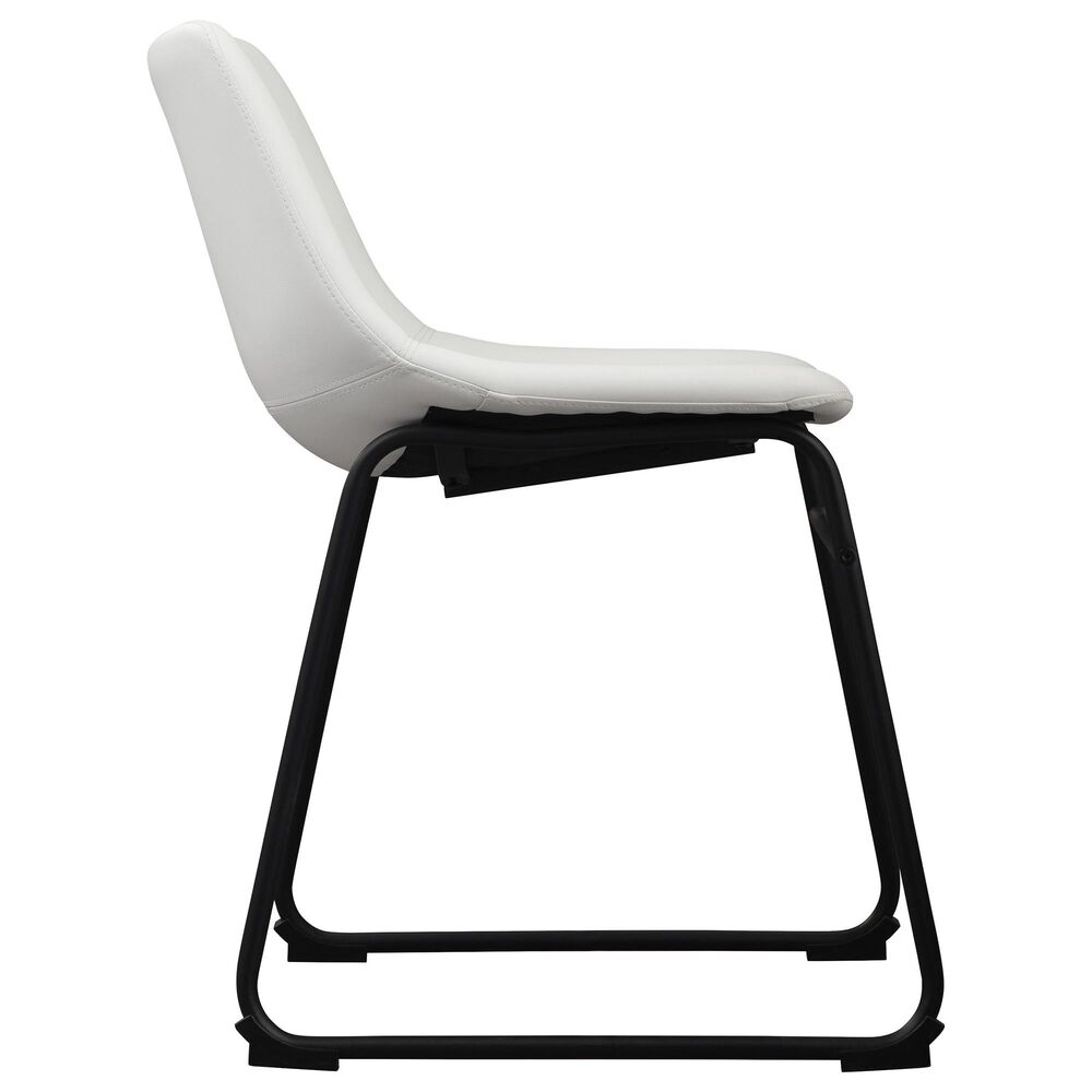 Signature Design by Ashley Centiar Side Chair in White, , large