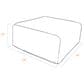 Jaxx Fairlie Boucle Fabric Ottoman in Terra Cotta, , large