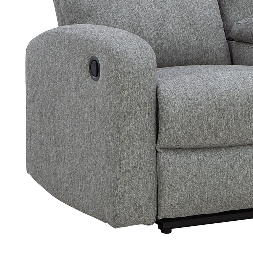 Ashley Gauntlet Manual Reclining Loveseat in Sterling, , large