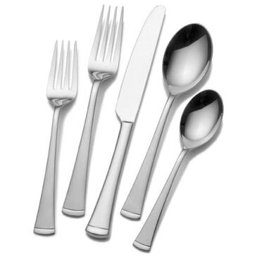 Lifetime Brands Contempo 42-Piece Flatware Set in Stainless Steel, , large
