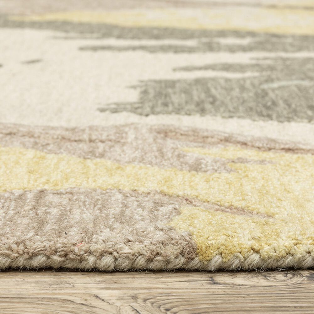 Oriental Weavers Kipton 5&#39; x 8&#39; Beige and Yellow Area Rug, , large