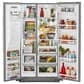 KitchenAid 24.8 Cu. Ft. Side-by-Side Refrigerator with Exterior Ice and Water in Stainless Steel with PrintShield Finish, , large