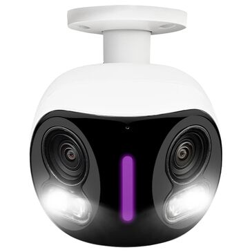 Lorex 4K Dual-Lens Wi-Fi Security Camera with Smart Security Lighting (32GB), , large