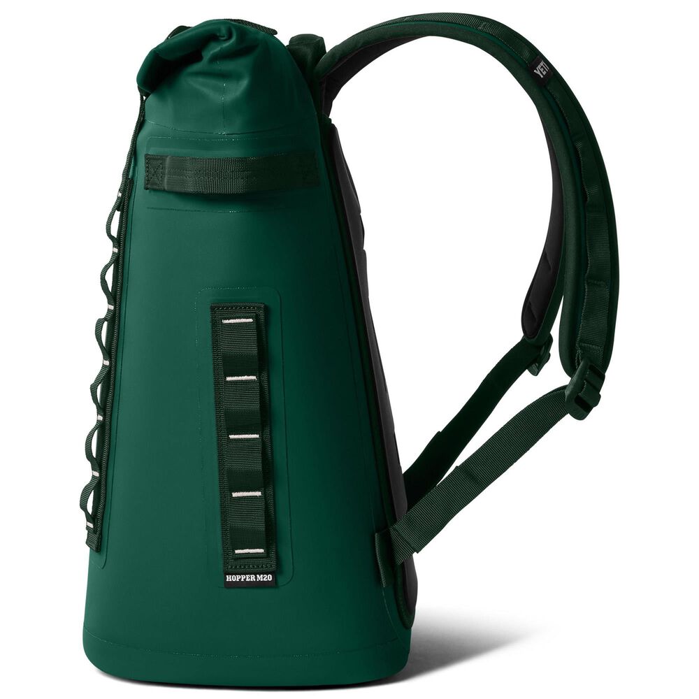 YETI Hopper M20 Backpack Soft Cooler in Black Forest Green, , large