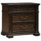 Belle Furnishings Provence Park 3-Piece Queen Upholstered Shelter Bedroom Set with Two Nightstands in Chateau Brown, , large