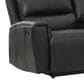Ashley Glossmore Manual Reclining Sofa in Black, , large
