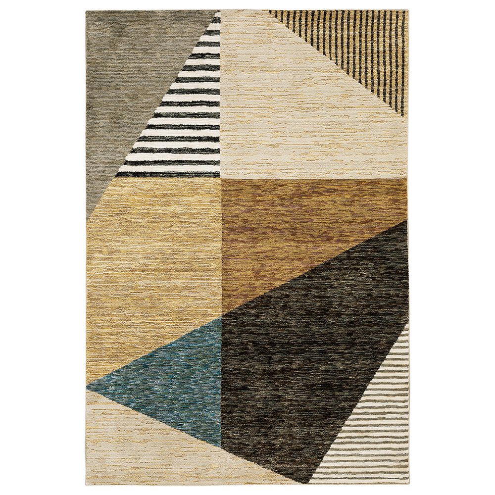 Oriental Weavers Strada STR10 10" x 13"2" Gold Area Rug, , large