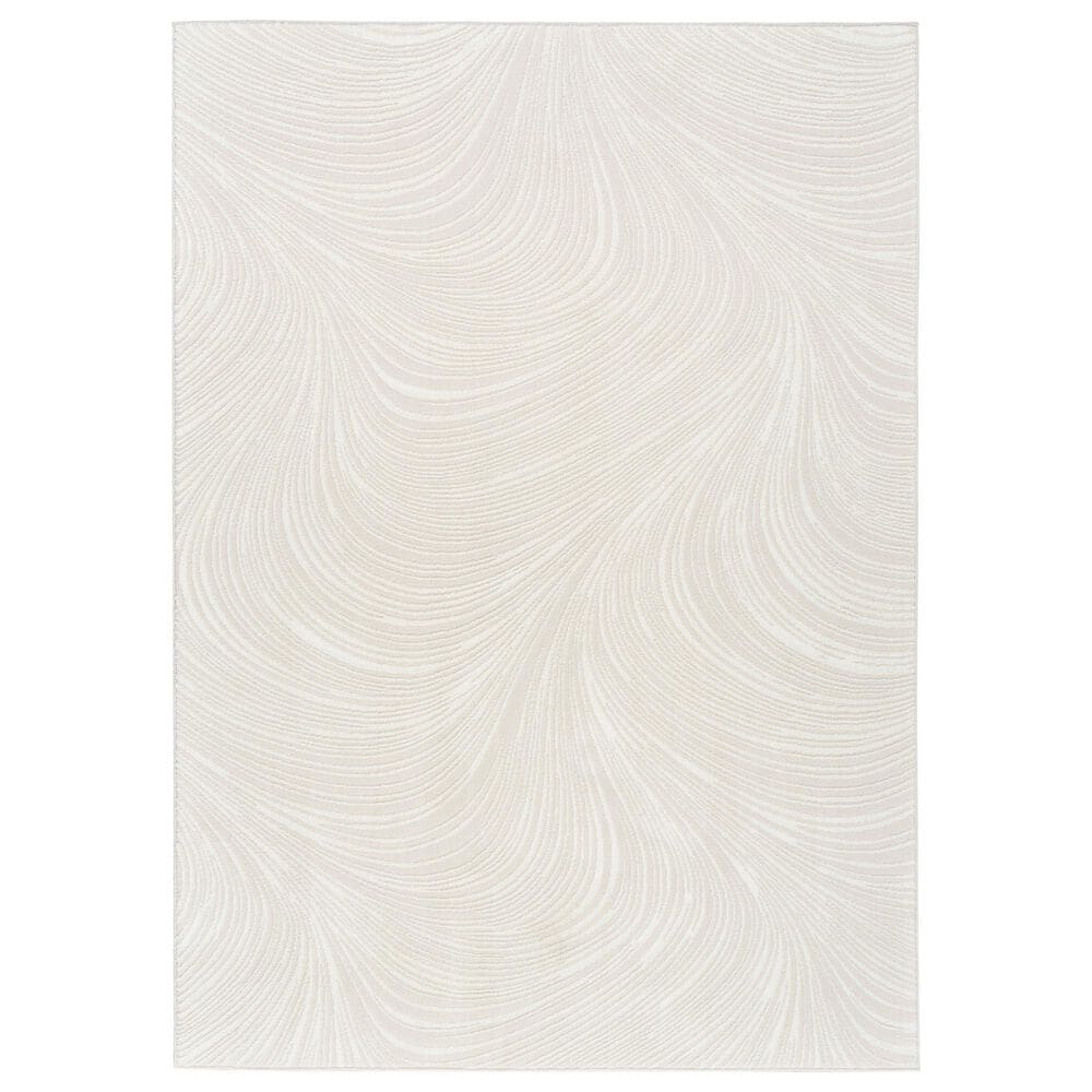 Nourison Central Park West CEP02 Ivory 3"11" x 5"11" Area Rug, , large