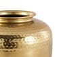 Maple and Jade 20" Decorative Vase with Hammered Top in Brushed Gold, , large