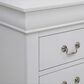 Crown Mark Louis Philip 4-Piece Queen Panel Bedroom Set in Greige, , large