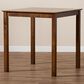 Baxton Studio Lenoir Counter Height Pub Table in Walnut Brown, , large