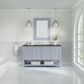 James Martin Vanities Breckenridge 60" Single Bathroom Vanity in Serenity Blue with 3 cm Parisien Bleu Quartz Top, Rectangular Sink and FreePower Wireless Charger, , large