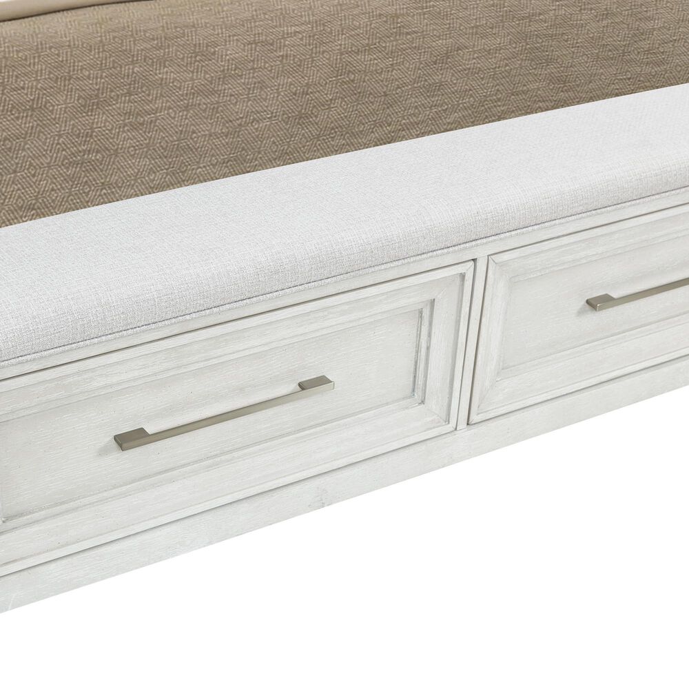 Sasha Lee 4-Piece Queen Storage Bedroom Set in Brushed White, , large