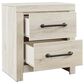 Signature Design by Ashley Cambeck 4 Piece Queen Bed Set in Whitewash with Lighting, , large