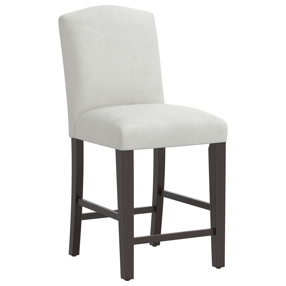 Skyline Furniture Counter Stool in Velvet Light Grey, , large