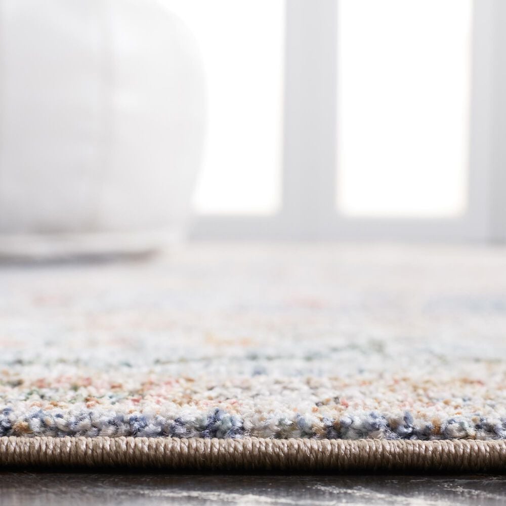 Safavieh Jasmine 2&#39;2&quot; x 9&#39; Blue and Gold Runner, , large