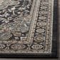 Safavieh Lyndhurst 6" x 9" Anthracite and Teal Area Rug, , large