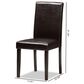 Baxton Studio Mia Side Chair in Dark Brown (Set of 2), , large