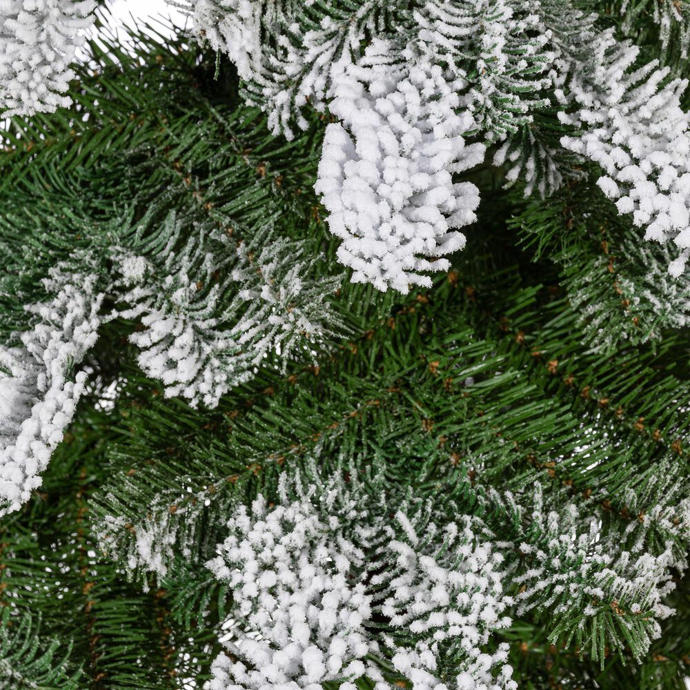 The Gerson Company 4&#39; Snowy Downswept Alpine Tree in Green, , large