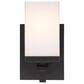 Golden Lighting Maddox 1-Light Wall Sconce in Matte Black, , large