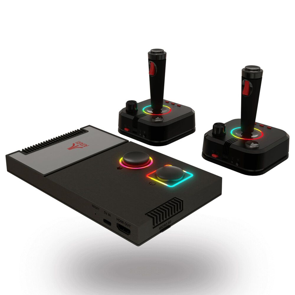 My Arcade Atari Gamestation Pro Plug 'N Play Video Game System in Black, , large