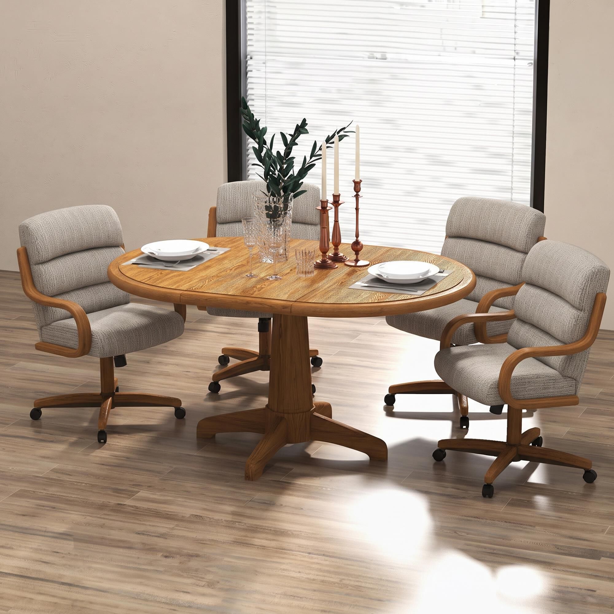 Northrow Nova Swivel Tilt Arm Chair in Fog
