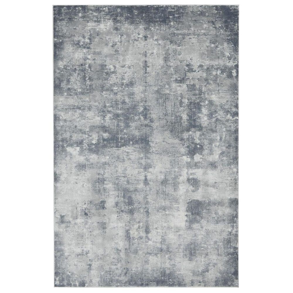 Nourison Rustic Textures RUS05 7"10" x 10"6" Grey Area Rug, , large