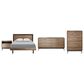 BDI LINQ 4-Piece Queen Bedroom Set in Natural Walnut, , large