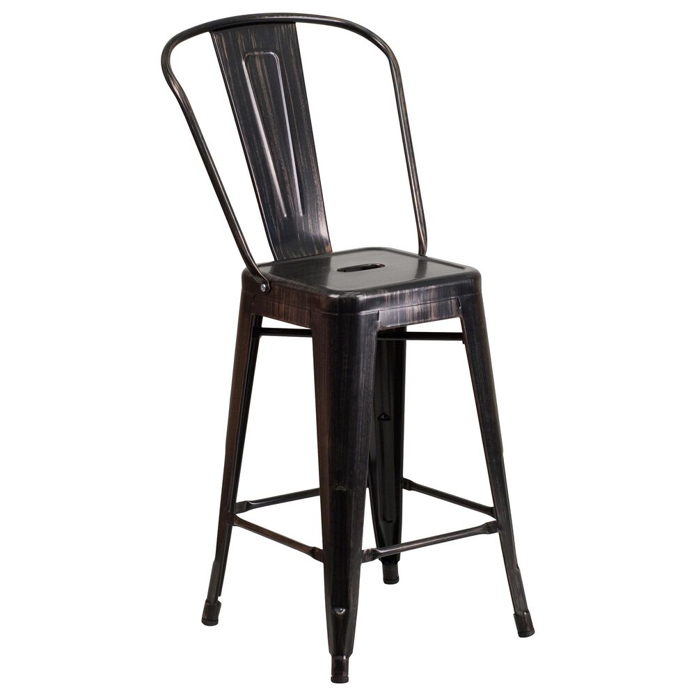 Flash Furniture 24" Counter Stool in Gold, , large