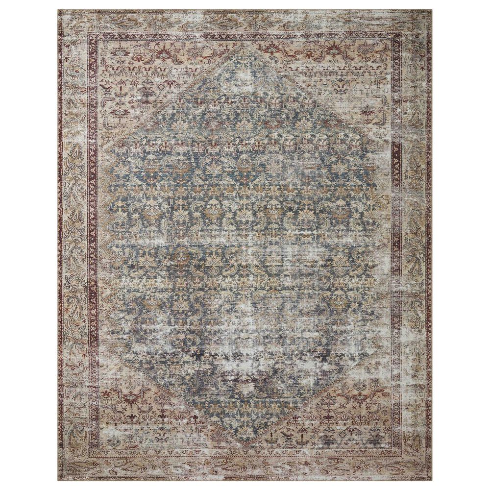 Amber Lewis x Loloi Georgie 8&#39;4&quot; x 11&#39;6&quot; Teal and Antique Area Rug, , large
