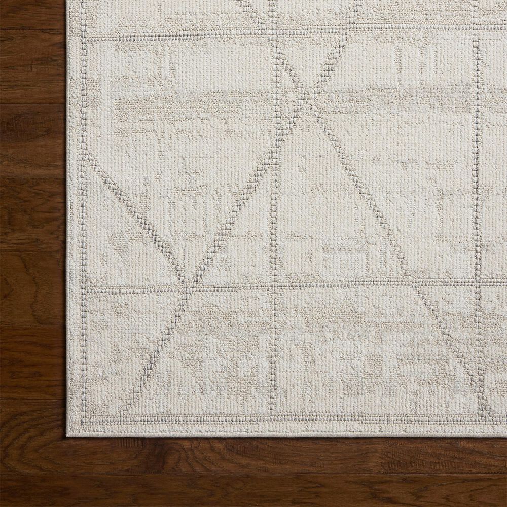 Loloi Roxie Ivory and Graphite 2' x 3' Area Rug, , large