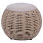 Rta Products Woven Storage Ottoman in Natural, , large