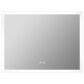 Lexora Home Aurorium 32" x 24" LED Vanity Mirror in White, , large