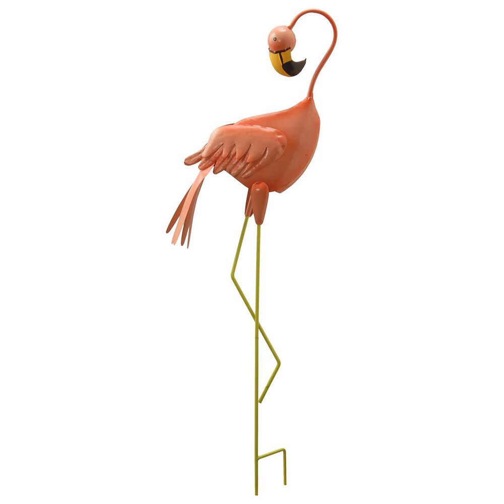 National Tree 33.5" Spring Decor Standing Flamingo, , large
