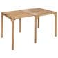 Zuo Modern Riviera Extendable Dining Table in Natural - Table Only, , large