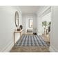 Nourison Positano Geometric Navy Blue 6" x 9" Indoor/Outdoor Area Rug, , large