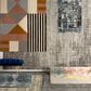 Surya Malaga 4" x 6" Khaki, Black and Light Gray Area Rug, , large