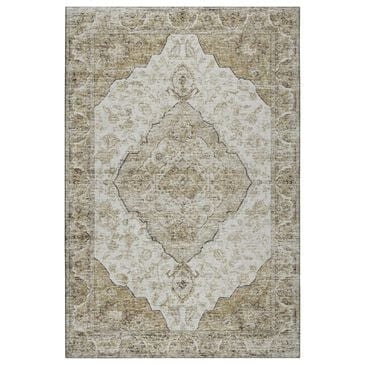 Dalyn Rug Company Tuscany 10" Round Gold Indoor/Outdoor Area Rug, , large