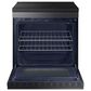Samsung Bespoke Bespoke 6.3 Cu. Ft. Smart Slide-In Electric Induction Range with Anti-Scratch Glass Cooktop in Matte Black Steel, , large