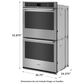 Maytag 27" Double Wall Oven with Air Fry and Basket in Fingerprint Resistant Stainless Steel, , large