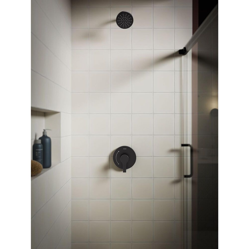 Kohler Elate Rite-Temp Shower Trim Kit in Matte Black, , large