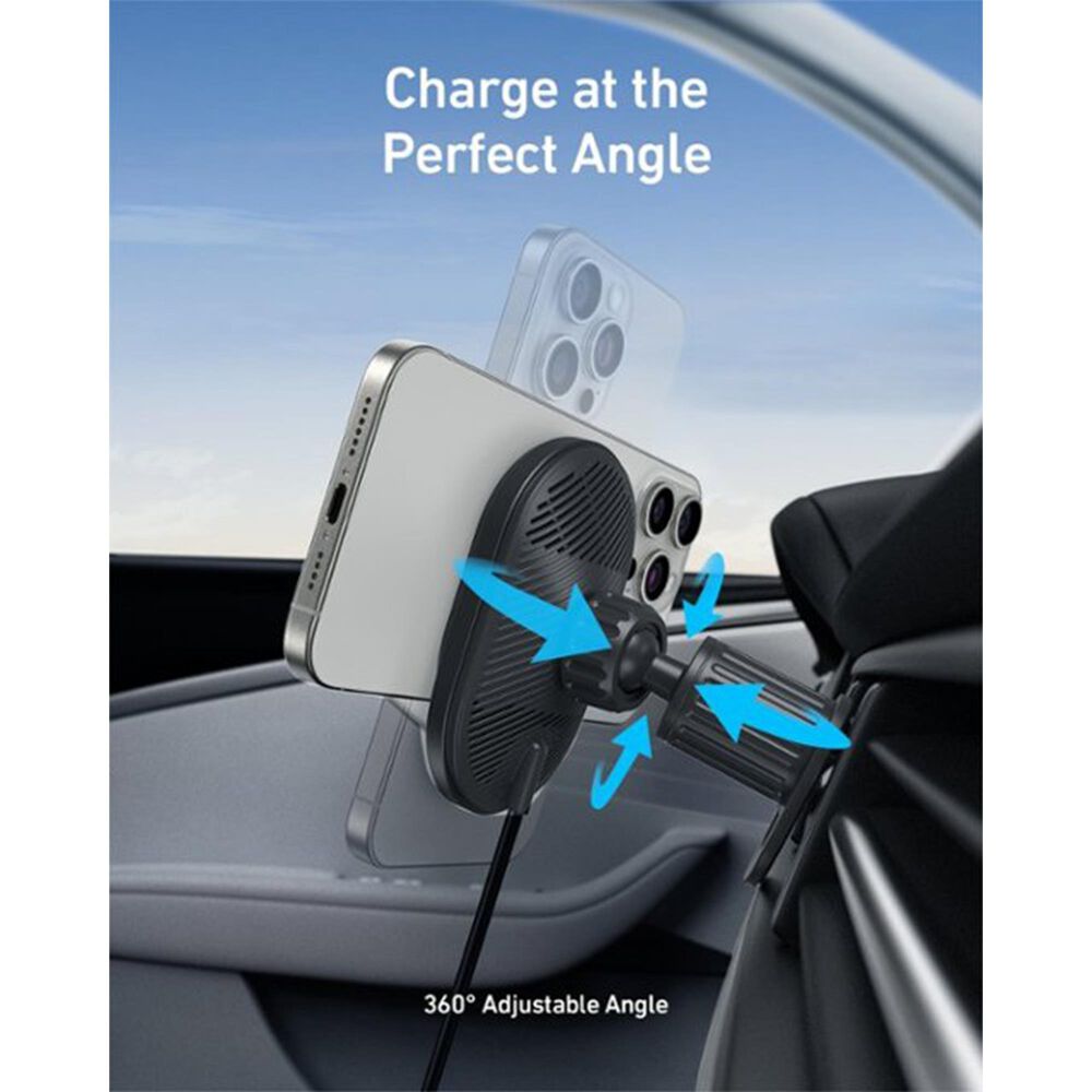 Anker MagGo Wireless Car Charger Bundle in Black, , large