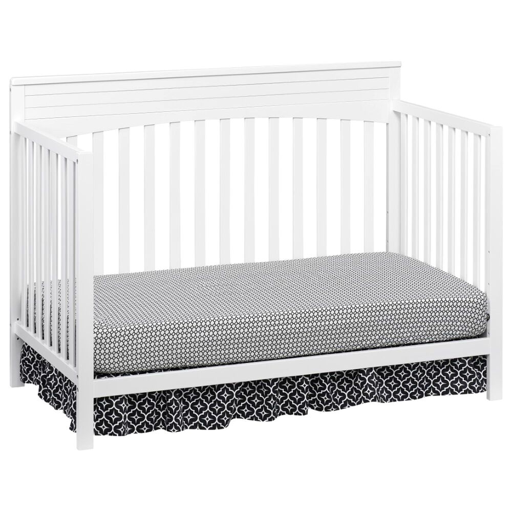 Oxford Baby Harper 4-In-1 Convertible Crib in Snow White, , large