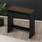 HOMLUX Modern Computer Desk in Columbia Walnut and Black, , large