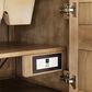 James Martin Vanities Breckenridge 30" Single Bathroom Vanity in Light Natural Oak with 3 cm White Zeus Quartz Top and Rectangular Sink, , large