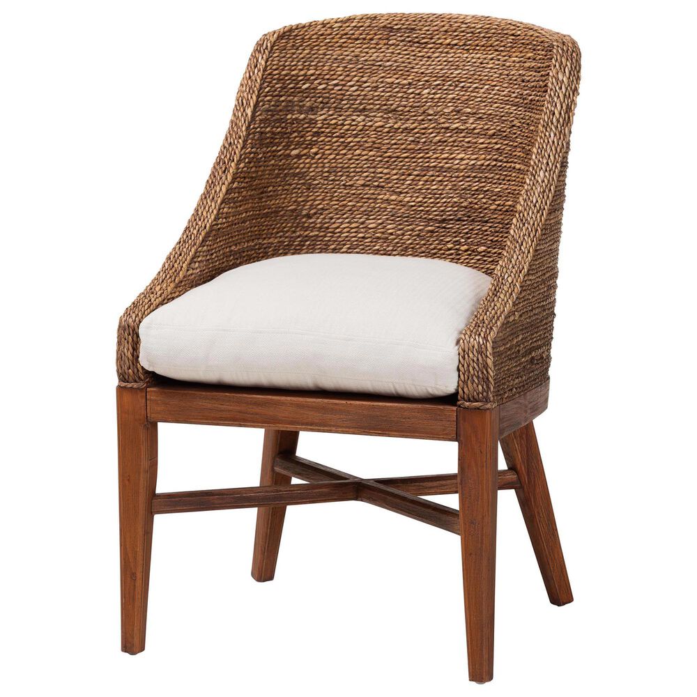 Baxton Studio Jasper Side Chair in Brown Wash, , large