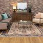 Karastan Zula Mombasa 8" x 10" Beige Area Rug, , large